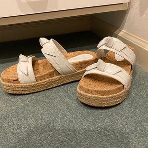 Alexandre Birman white clarita platform sandals